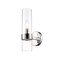 Z-Lite Datus 1 Light Wall Sconce, Polished Nickel & Clear 4008-1S-PN - alternate 1
